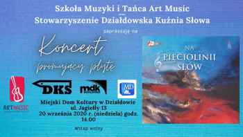 Zapraszamy na koncert i promocję płyty Na pięciolinii słów