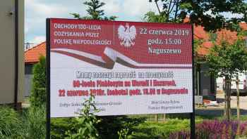 Do czego służy telebim przed Urzędem Gminy w Rybnie?