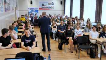Prezes Sądu Najwyższego na spotkaniu z uczniami