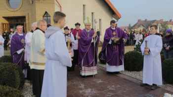 Poświęcenie symbolicznego grobu Błogosławionych Męczenników Działdowskich