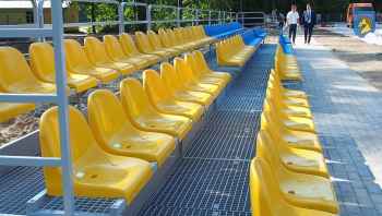 Stadion w Lidzbarku prawie gotowy