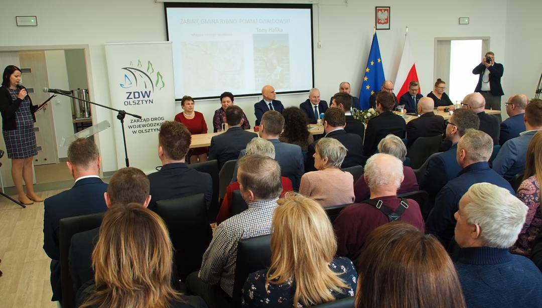 Droga w Żabinach otwarta