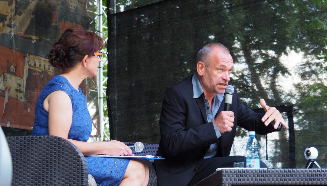 Janina Dzenis i Mariusz Bonaszewski czytali poezję