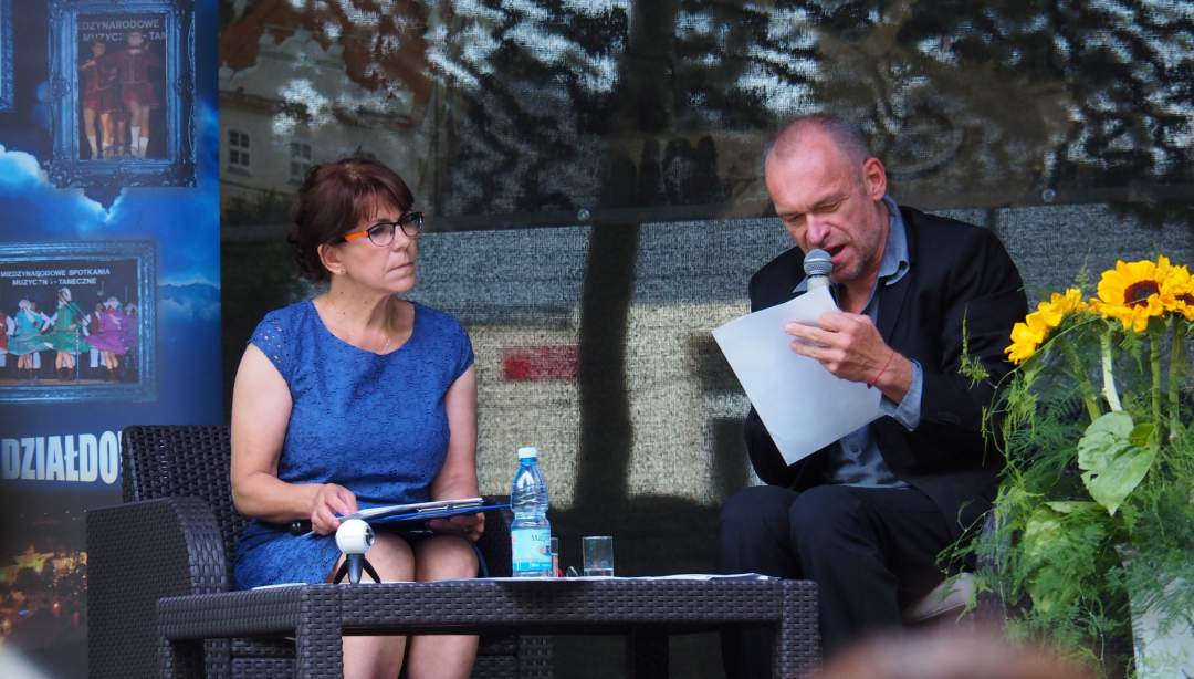 Janina Dzenis i Mariusz Bonaszewski czytali poezję