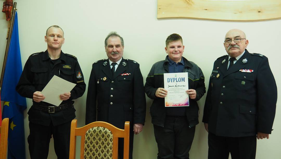 W Płośnicy Młodzież Zapobiega Pożarom