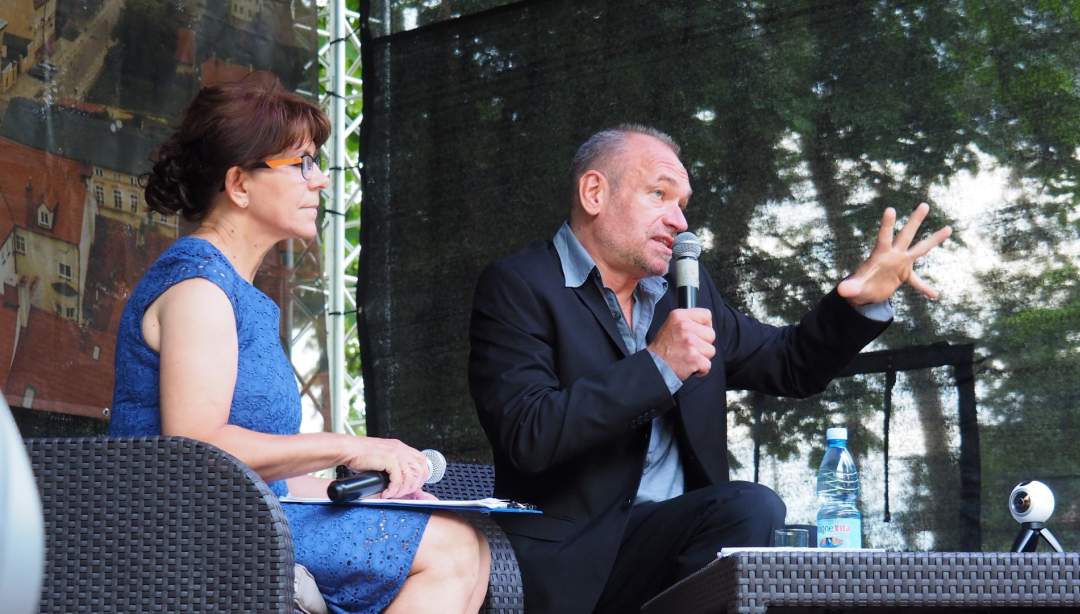 Janina Dzenis i Mariusz Bonaszewski czytali poezję