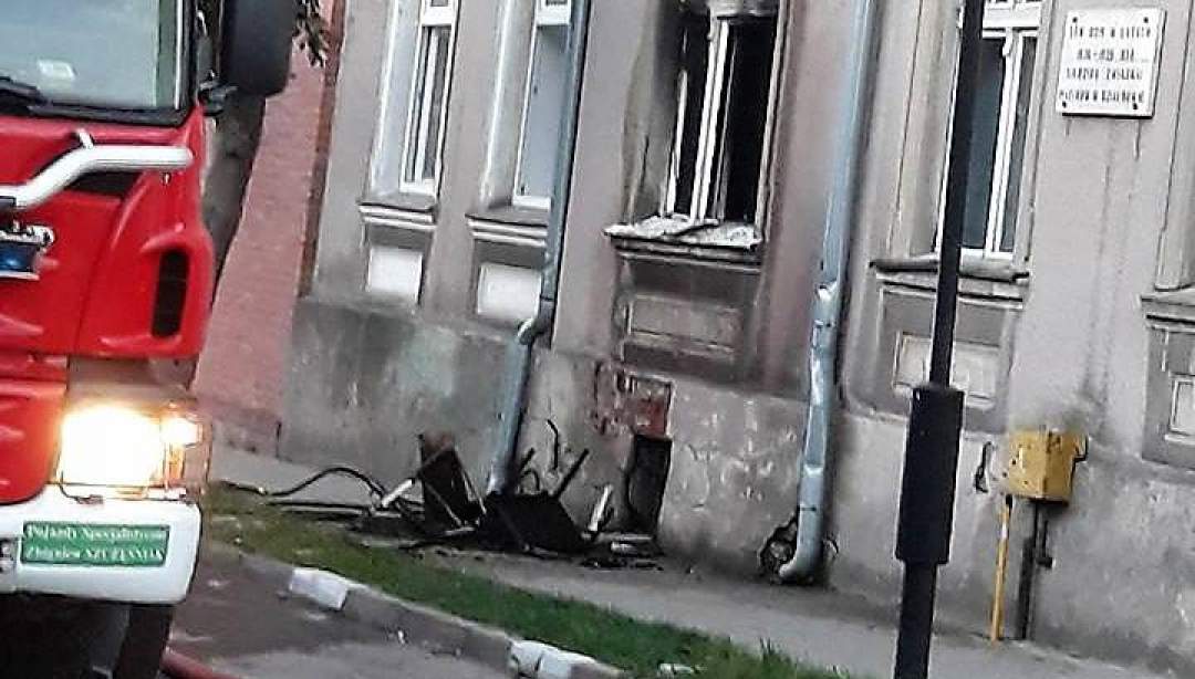 Płonęła kamienica przy ul. Hallera