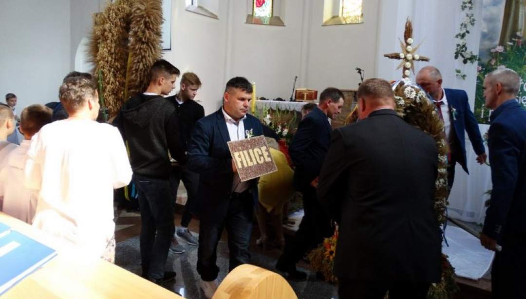 Dożynki parafialne w Burkacie