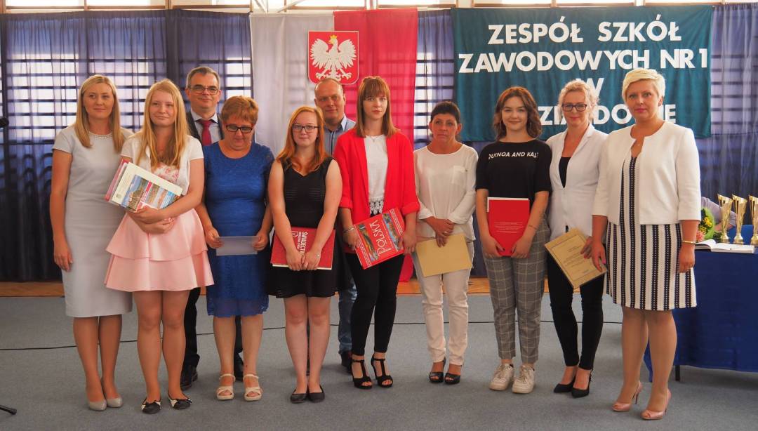 Zakończenie roku klas zawodowych ZSZ nr 1 w Działdowie