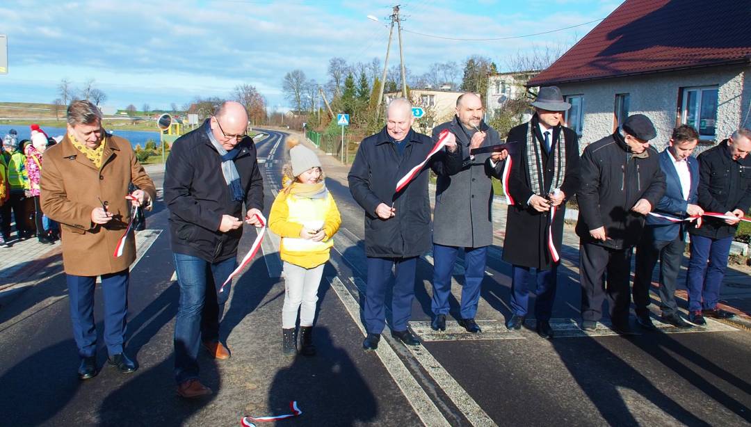 Droga w Żabinach otwarta