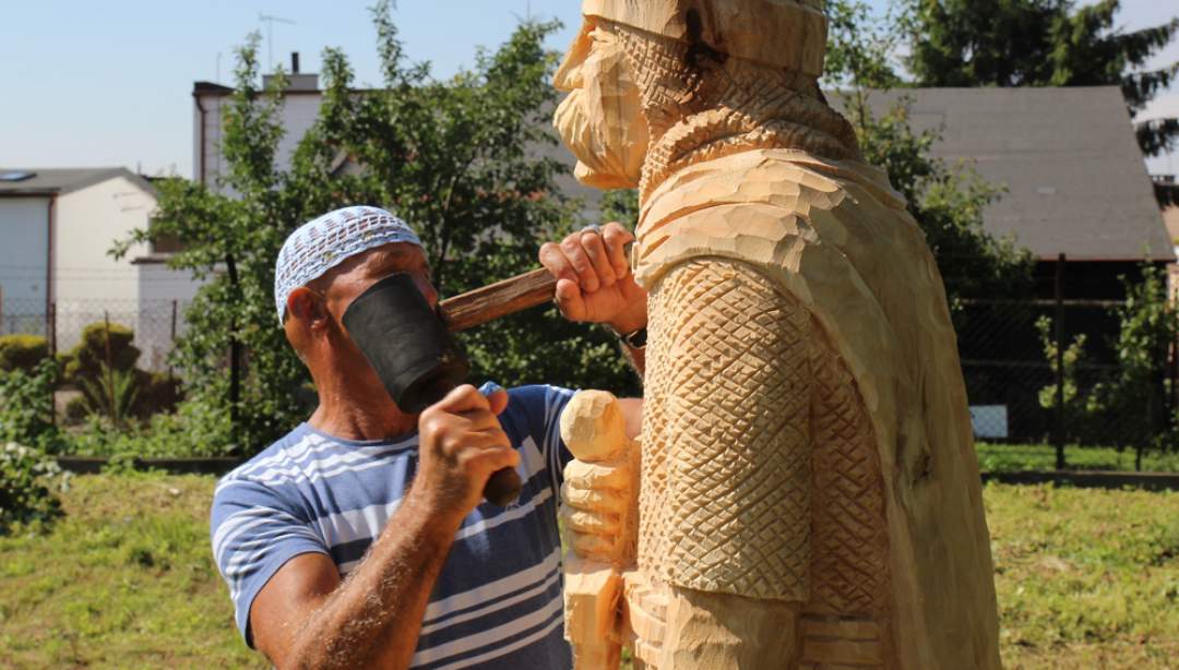 Rzeźby na dziedziniec Zamku