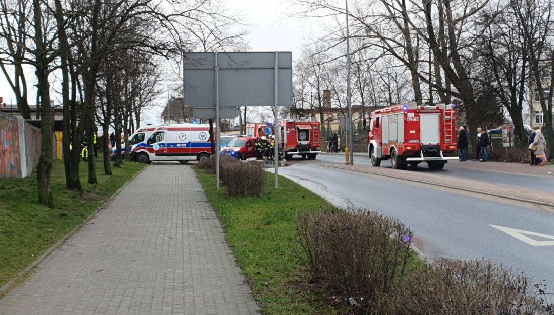 Huta szkła w płomieniach