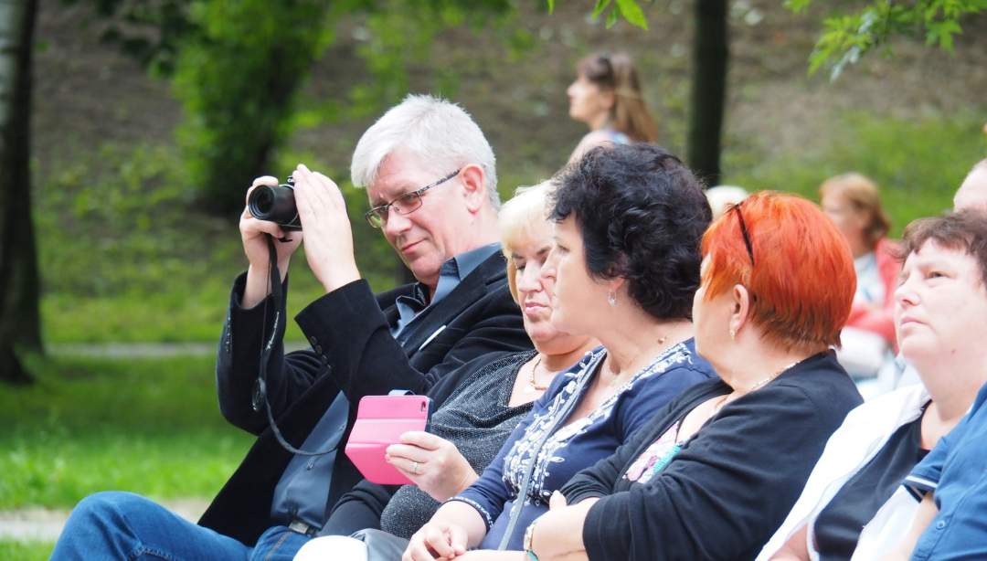 Janina Dzenis i Mariusz Bonaszewski czytali poezję