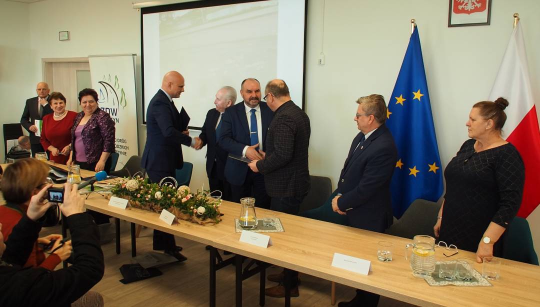 Droga w Żabinach otwarta