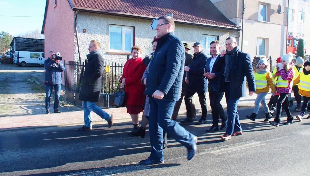 Droga w Żabinach otwarta