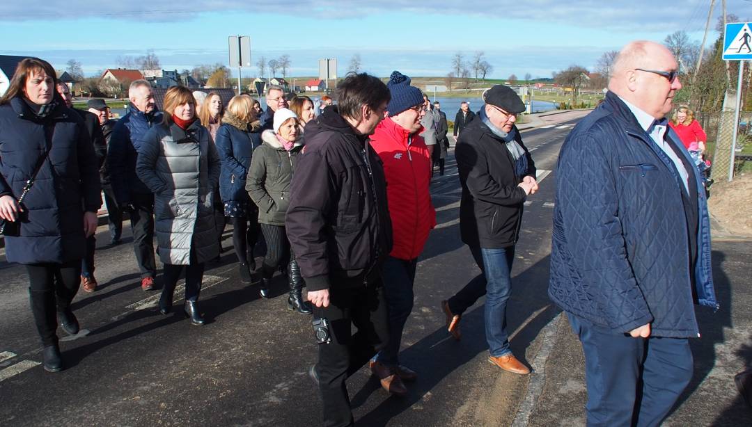 Droga w Żabinach otwarta