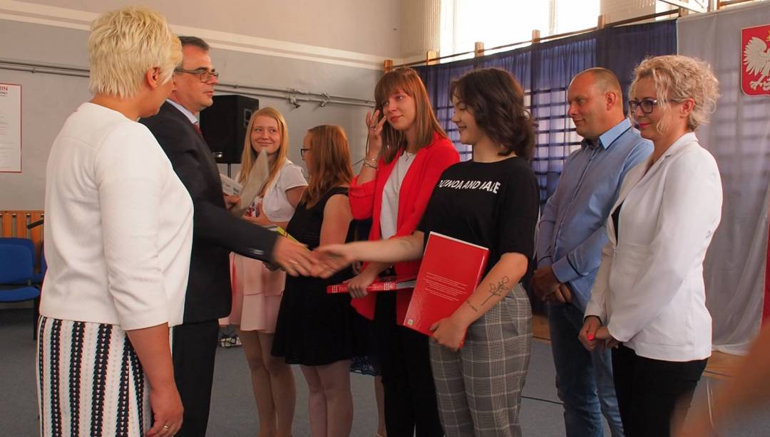 Zakończenie roku klas zawodowych ZSZ nr 1 w Działdowie