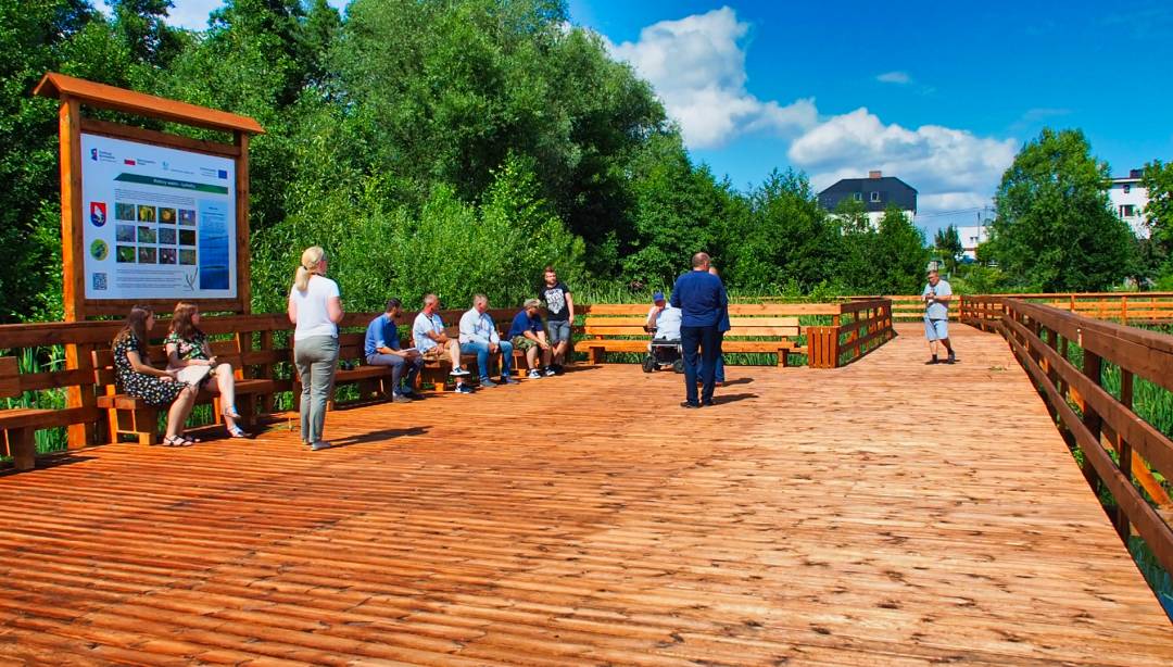 Deptak wokół jeziora w Rybnie został odebrany