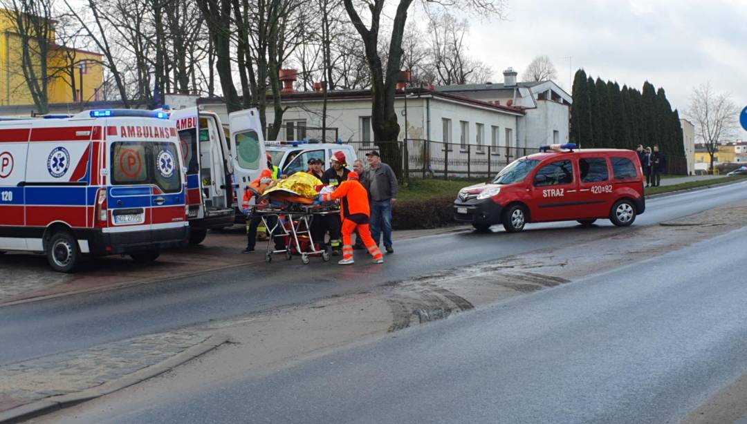 Huta szkła w płomieniach