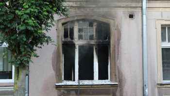 Płonęła kamienica przy ul. Hallera