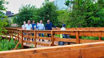 Deptak wokół jeziora w Rybnie został odebrany