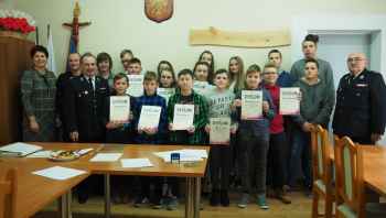 W Płośnicy Młodzież Zapobiega Pożarom