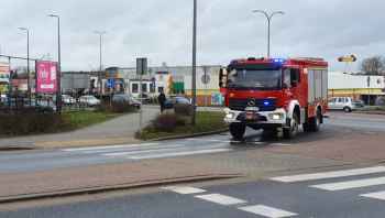 Huta szkła w płomieniach