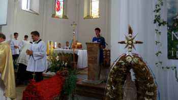 Dożynki parafialne w Burkacie