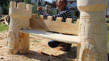 Rzeźby na dziedziniec Zamku