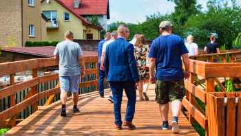 Deptak wokół jeziora w Rybnie został odebrany