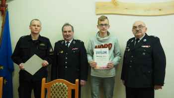 W Płośnicy Młodzież Zapobiega Pożarom