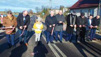 Droga w Żabinach otwarta