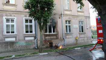 Płonęła kamienica przy ul. Hallera
