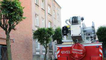 Płonęła kamienica przy ul. Hallera