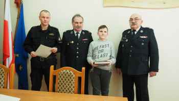 W Płośnicy Młodzież Zapobiega Pożarom