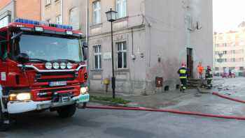 Płonęła kamienica przy ul. Hallera