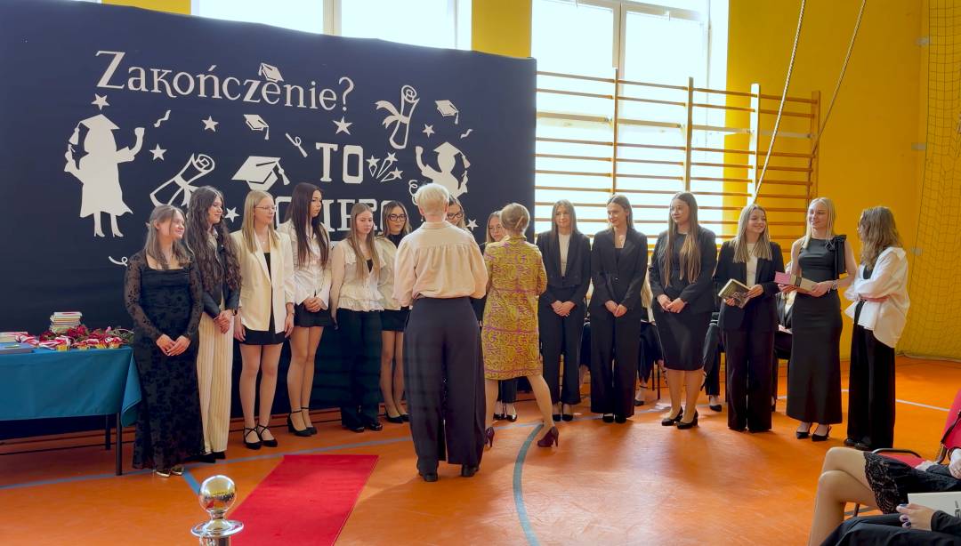 Pożegnanie klas maturalnych w LO i Technikum w Lidzbarku