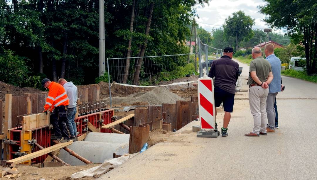 Przepust drogowy na ukończeniu