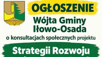 OGŁOSZENIE Wójta Gminy Iłowo-Osada