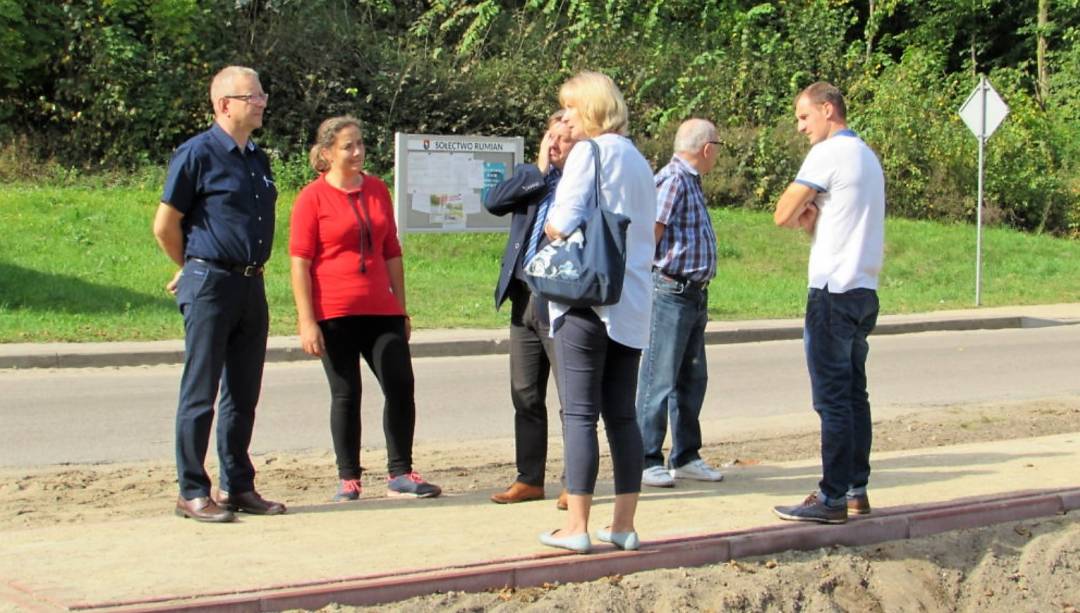 Odbiór inwestycji drogowej w Rumianie (Fot: Piotr Utrata)