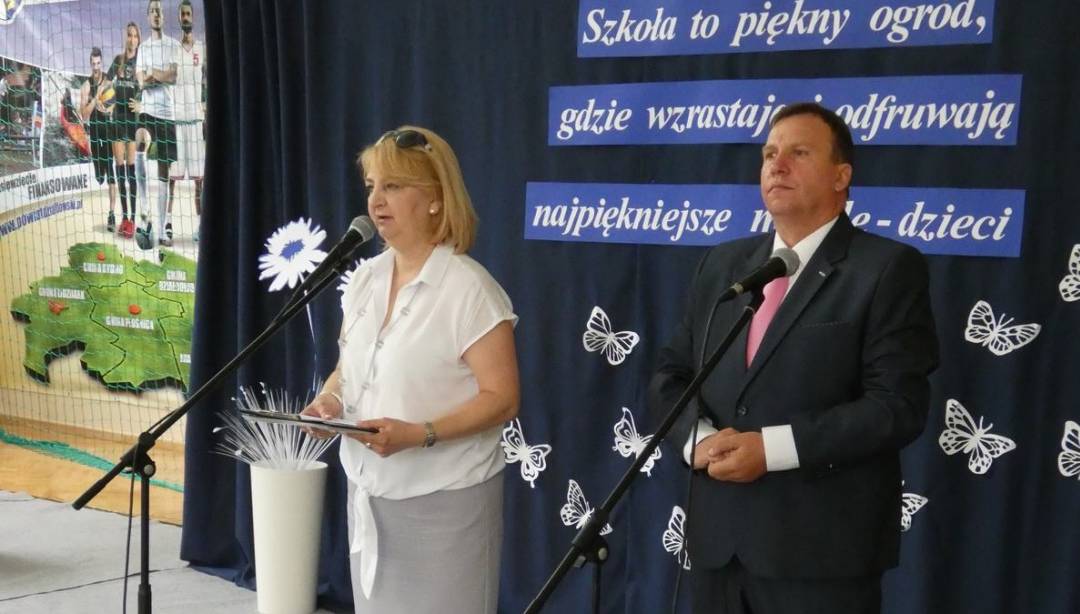 Uroczyste zakończenie roku w szkołach Gminy Działdowo. (Fot. SP Burkat)