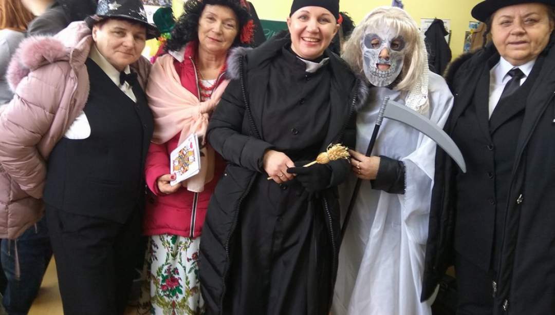 Nasi przedstawiciele na XXXVII Mazowieckich Zapustach. (Fot. GCKiB)