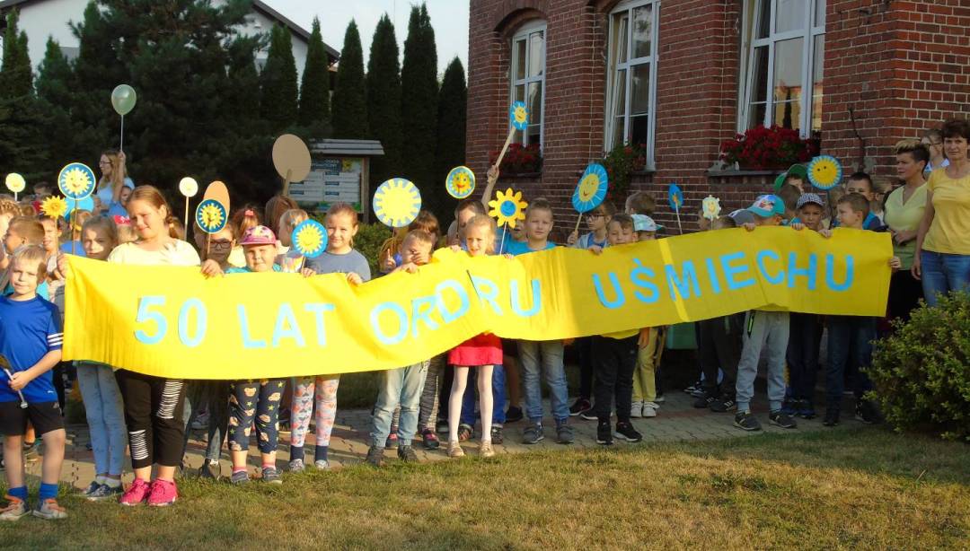 Obchodzili 50 – lecie Orderu Uśmiechu. (Fot. SP Rybno)