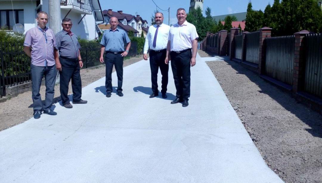 Odebrano pierwsze betonową. (Fot. UG Rybno)