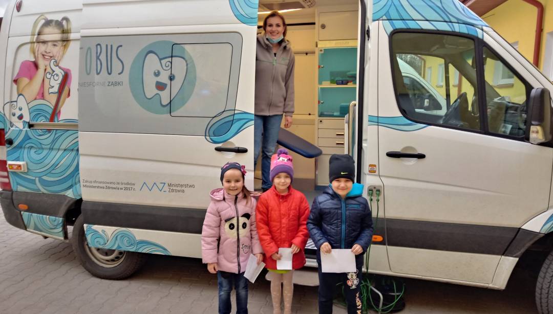 Mobilny gabinet stomatologiczny w Gminie Działdowo. (Fot. UG Działdowo)
