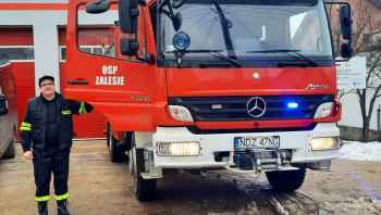 OSP Zalesie ma nowy (choć używany) wóz
