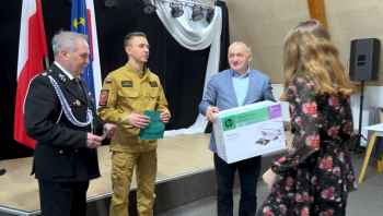 W Płośnicy młodzież zapobiegała pożarom