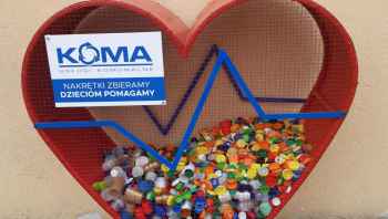 Serduszko na nakrętki już jest w SP w Niechłoninie