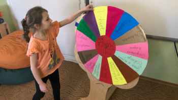 Pierwszy dzień wiosny w szkole w Niechłoninie