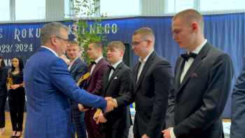 Pożegnanie klas maturalnych w ZSZ nr 1 w Działdowie